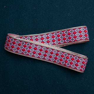 REST 3,2 m - Bånd Golden - Rød/rosa - 32 mm