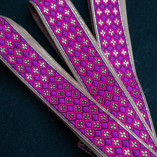 REST 9,2 m - Bånd Golden - Skarp cerisse - 32 mm