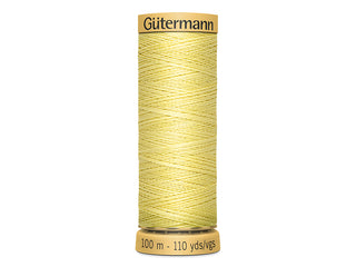 Gütermann - Sytråd - 100% bomull - 100 m - Sitron 349