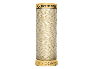 Gütermann - Sytråd - 100% bomull - 100 m - Lys Beige 519