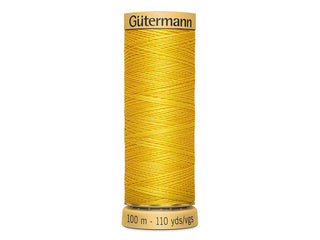 Gütermann - Sytråd - 100% bomull - 100 m - Gul 588
