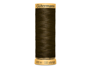 Gütermann - Sytråd - 100% bomull - 100 m - Kaffe 2960
