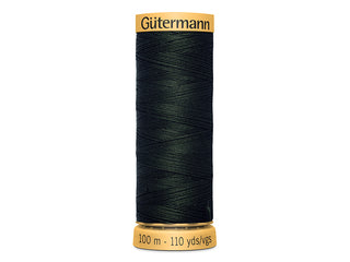 Gütermann - Sytråd - 100% bomull - 100 m - Skoggrønn 8812