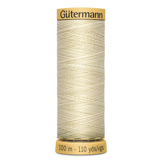 Gütermann - Sytråd - 100% bomull - 100 m - Off-white