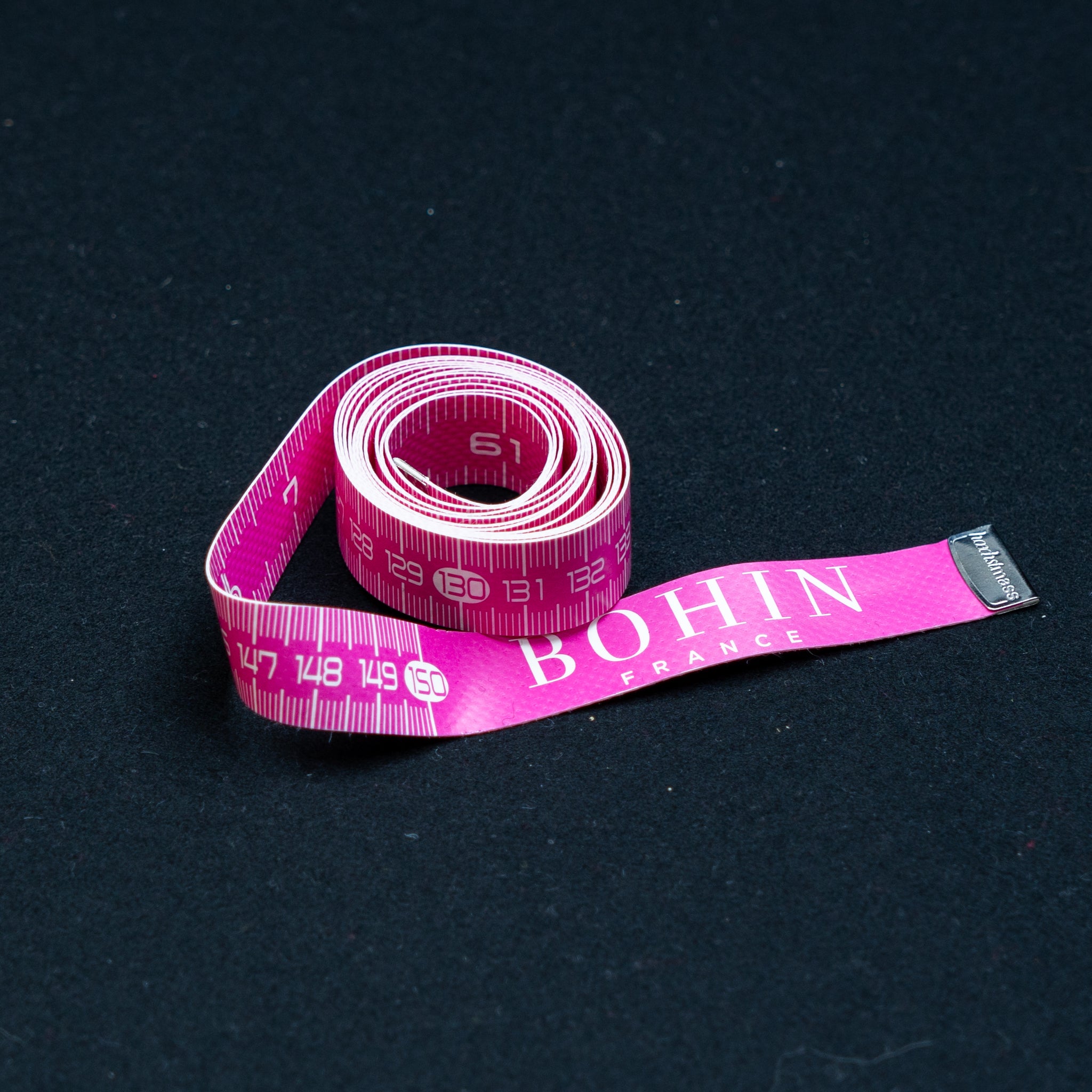 Bohin Calibro Per Bottoni In Alluminio Rosa: Righello Estensibile Per Cucire, Posizionamento Preciso Di Bottoni E Asole