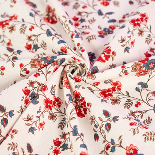 Duran Textiles - Kattun - Lin og bomull -  Kaprifol