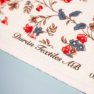 Duran Textiles - Kattun - Lin og bomull -  Kaprifol