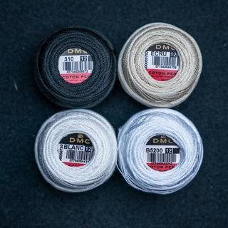 DMC - Bomull - Perlegarn 12 - Flere farger