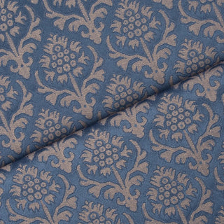 Damask - Granateple 1 Blå/Gull