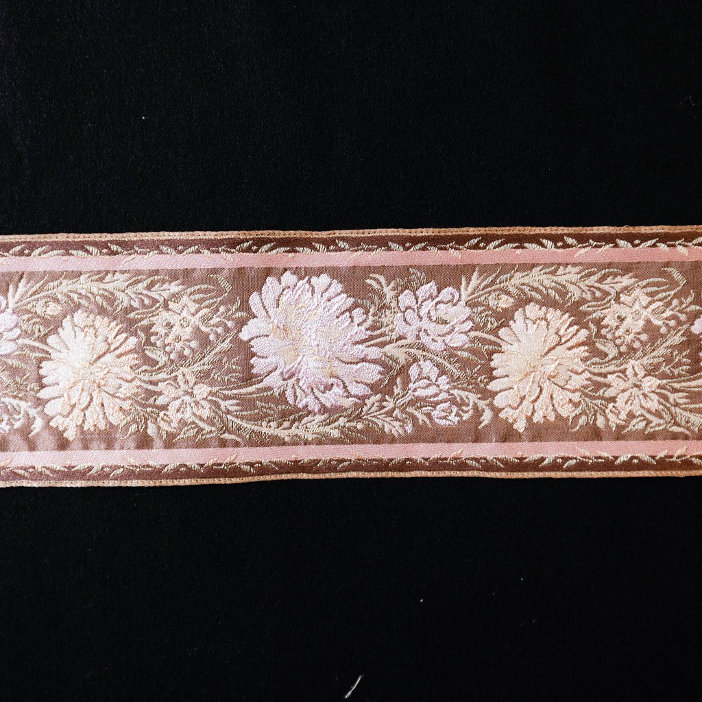 Bånd Delara - Dus Rosa/Brun - 80 mm – Sidserk AS