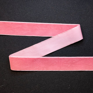 Bånd - Fløyelsbånd - Lys rosa - 36 mm