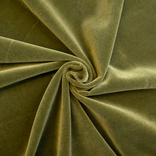 Fløyel - 100% bomull - Mosegrønn - Pris pr 10 cm