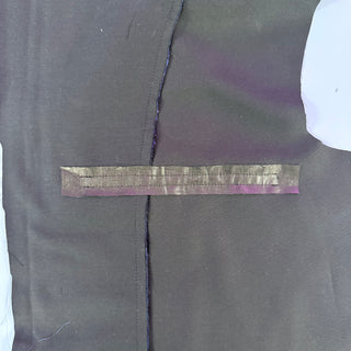 Beetled Hollandlin - Naturlig innleggsstoff - Erstatning for vliselin - Herrebunad - Pris pr 10 cm