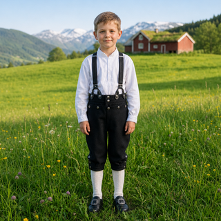 Mønster - Knebukse med klaff - 1,5-4 år / 5-7 år / 8-12 år