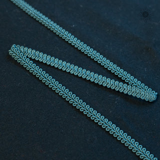 Bånd - Agraman - Lisa - Blågrønn - 10 mm
