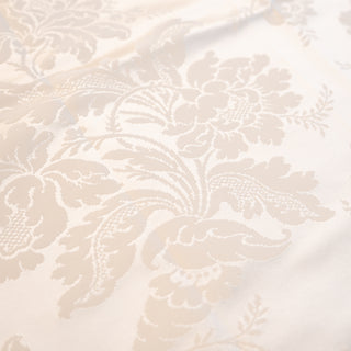 Damask - Hvit Lelievre - 100% silke - Pris pr 10 cm