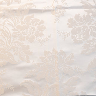 Damask - Hvit Lelievre - 100% silke - Pris pr 10 cm