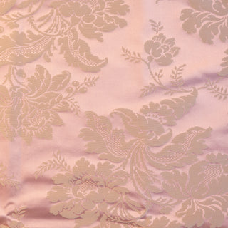 Damask - Lys rosa Lelievre - 100% silke - Pris pr 10 cm