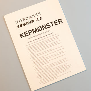 Mønster - Kep - Bunad - Rogalandsbunad