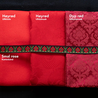 Materialpakke - Hardanger Smal Rose - Liv - VOKSEN