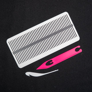 Grindvevkit - Vevutstyr - Grind, skyttel og krok