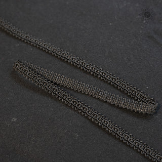 Bånd - Agraman - Øye - Svart - 10 mm
