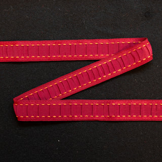 Bånd - Folder - Mørk rød - 22 mm