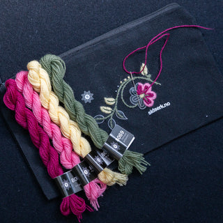 Broderikit - Veske med broderimønster - Ditt første broderi 🥇