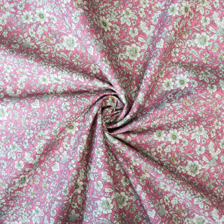 Printet bomull - Katalina - Rosa - 120 gr - Pris pr 10 cm