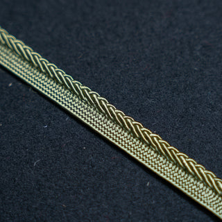 Bånd - Tittekant - Grønn flette - 6 mm