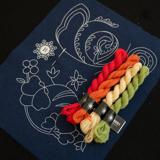 Materialpakke - Prøvelapp - Broderipakke - Broderikurs - Plattsøm