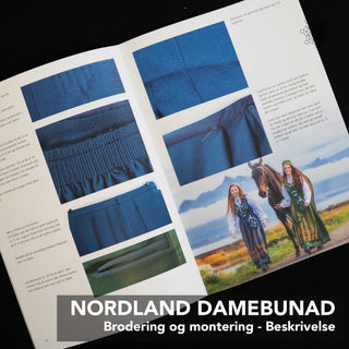 Monterings- og monteringsbeskrivelse - Nordland - Dame - Nordlandsbunad - KUN BESKRIVELSE