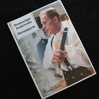 Monteringsbeskrivelse - KUN Skjorte - Nordland - Herre - Nordlandsbunad
