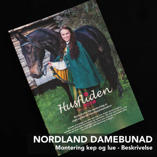 Monteringsbeskrivelse - Nordland KEP og LUE - Dame - Nordlandsbunad - KUN BESKRIVELSE