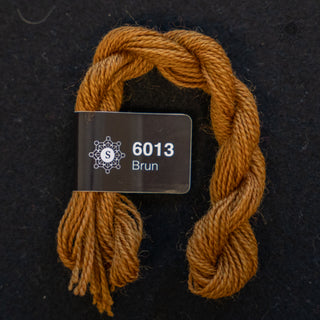 Broderigarn - Ull - Perle 70 - Hillesvåg Ullvarefabrikk - Brun 6013