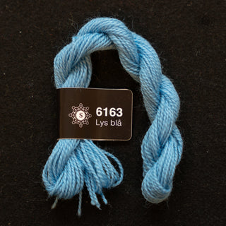 Broderigarn - Ull - Perle 70 - Hillesvåg Ullvarefabrikk - Lys blå 6163
