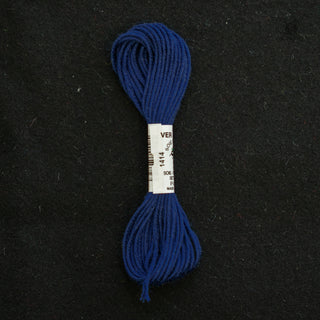 Broderigarn - Silke - Soie d'Alger - 1414 Mørk blå
