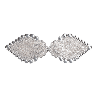 Bunadsølv - Agder - Beltespenne - Jakkespenne - Hvitt