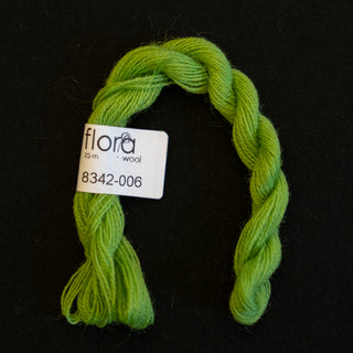 Broderigarn - Ull - Flora 8342 - Limegrønn