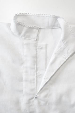 Trykknapper i klar plast - Skjorte - 10 mm