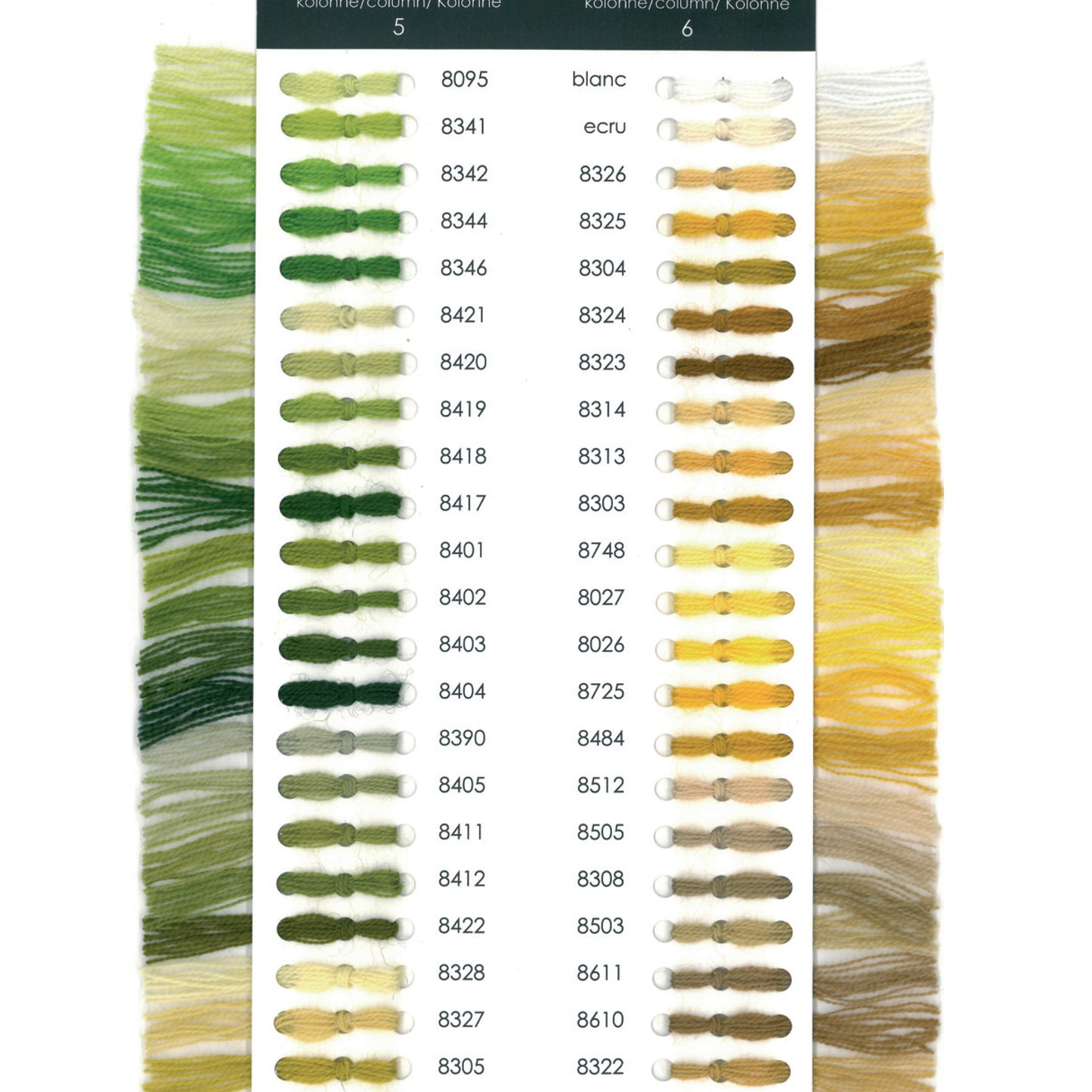Digitalt fargekart - Flora Wool