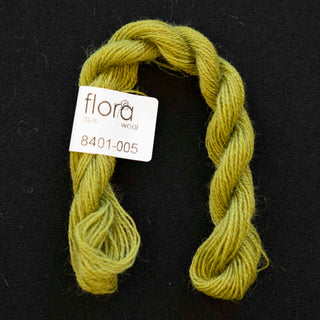 Broderigarn - Ull - Flora 8401 - Mosegrønn