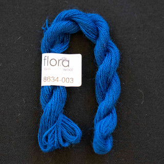Broderigarn - Ull - Flora 8634 - Blå